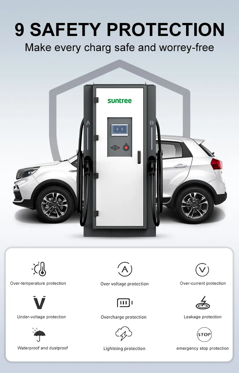 محطة شحن كهربائية مزدوجة المنافذ 180kw شاحن سريع تيار مباشر