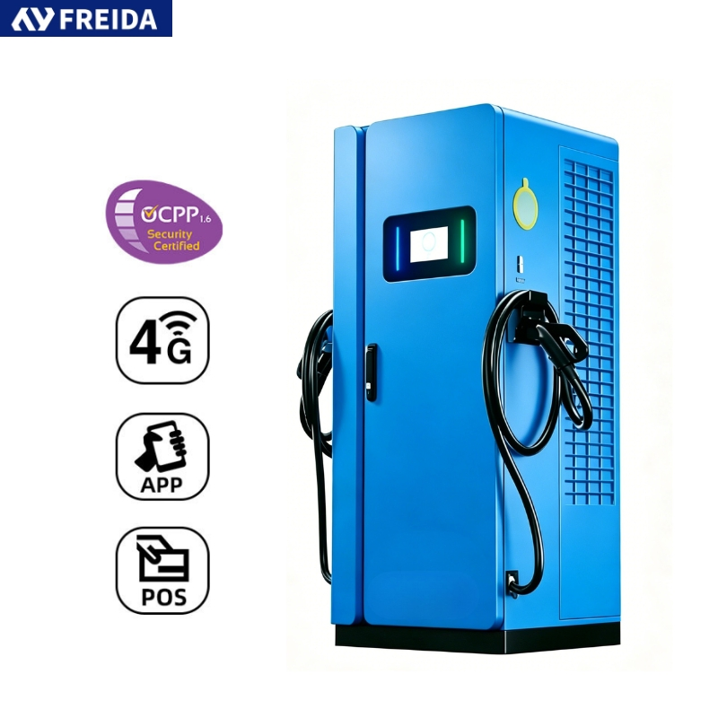 طاقة شمسية DC DC 60kw 80kw 120kw 160kw 240kw مثبتة على الأرض Gtb CCS1 CCS2 دفع بطاقة ائتمان تجارية DC شاحن سريع للحافلات الكهربائية والسيارات