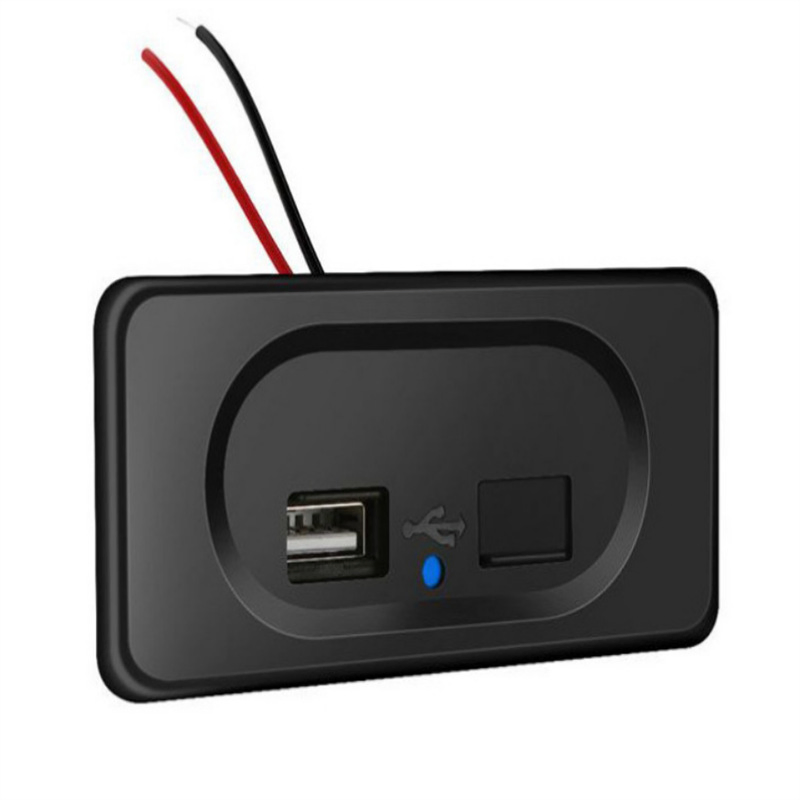 DC12-24 شاحن سيارة مزدوج بمنفذ USB 4.8A/Pd و QC3.0 شحن سريع مزدوج مع لوحة