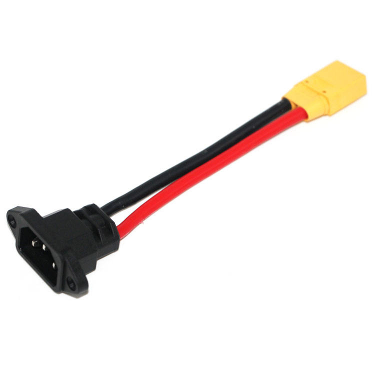 مخرج المصنع Xt90 ذكر أنثى إلى C14 3pin مقبس الطاقة Xt90 سلك شحن بطارية السيارة موصل جديد لطاقة الدراجات الكهربائية
