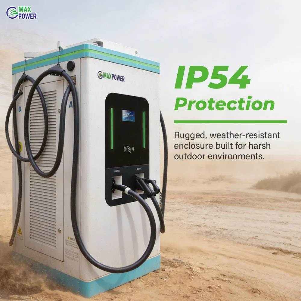 محطة شحن سيارات كهربائية 4 مسدسات 480kw شاحن كهربائي