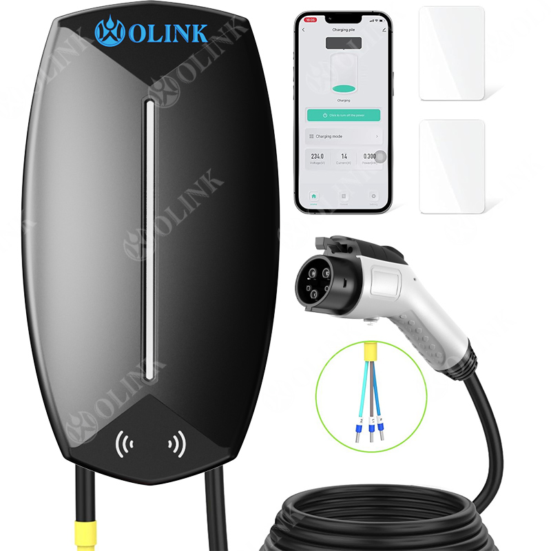 شاحن سيارة كهربائية Olink Gbt مستوى 2 - 11kw/22kw معتمد من CE