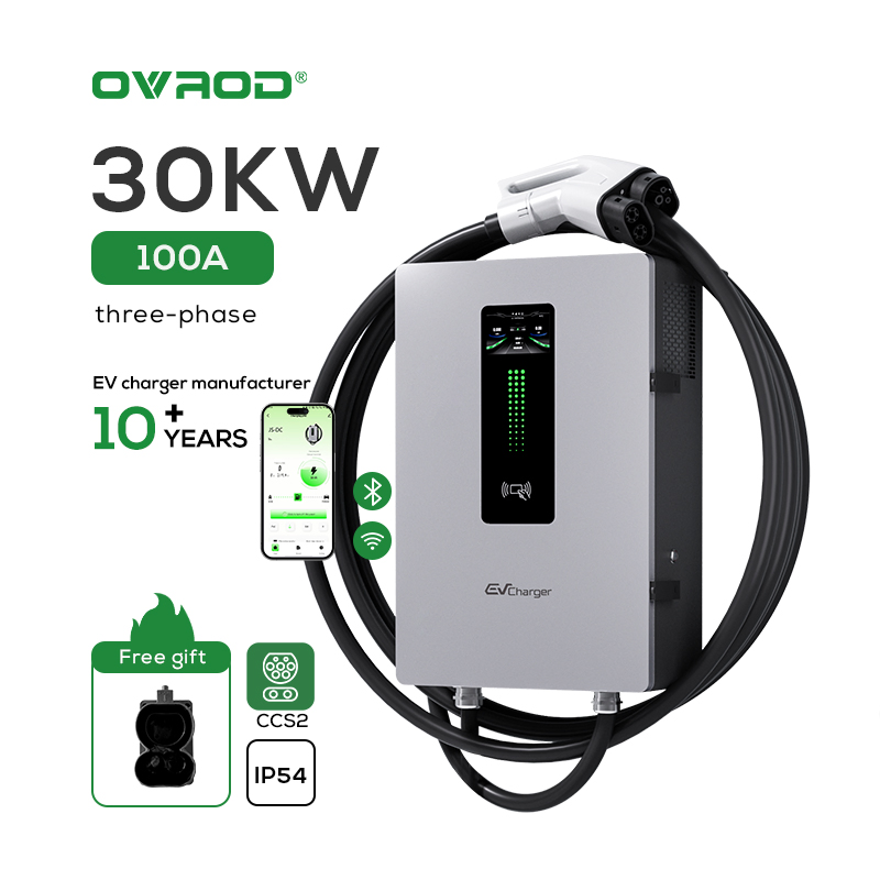 أوفورد 320kw شاحن كهربائي مثبت على الحائط لمحطات الشحن المنزلية مستوى 3 CCS2 شواحن السيارات الكهربائية شاحن سريع تيار مباشر