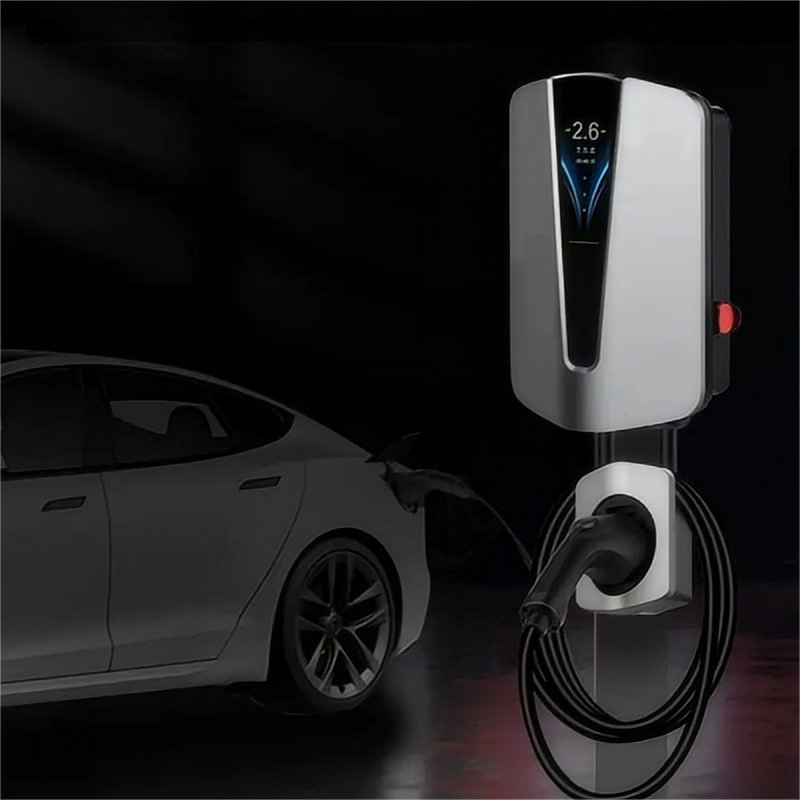 نوع 2 شاحن سيارة كهربائية 7kw مثبت على الحائط لشحن المركبات الكهربائية