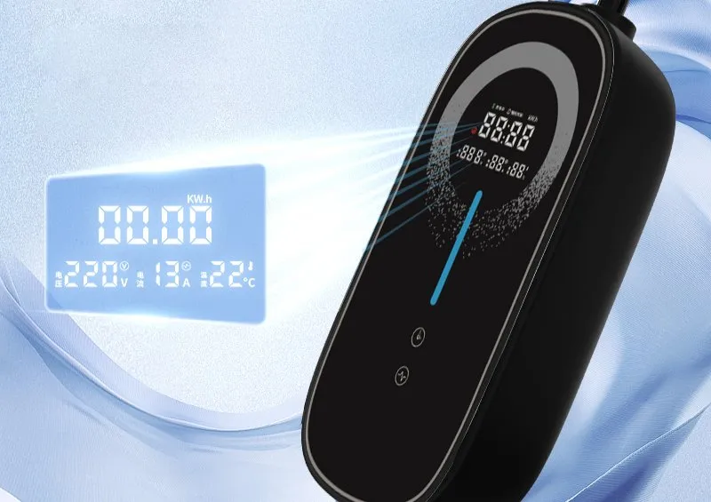 شاشة LED لشاحن السيارات الكهربائية