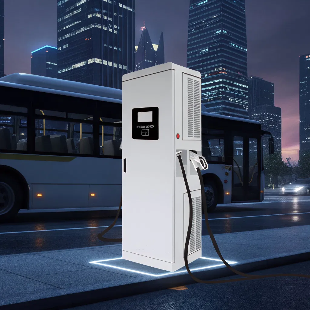 مبيعات مباشرة من المصنع شاحن سريع مزدوج المخرج للسيارات الكهربائية 40kw-60kw شاحن سريع للتيار المستمر للسيارات الكهربائية IP 54 مقاوم للماء معتمد من Ocpp Gbt OEM CE من آنهوي Evs