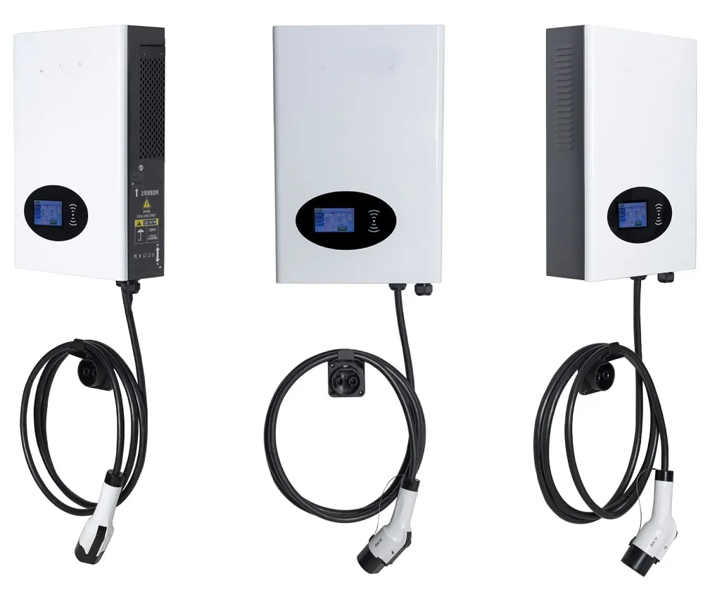جهاز شحن كهربائي للسيارات الكهربائية مثبت على الحائط 20A 7kw