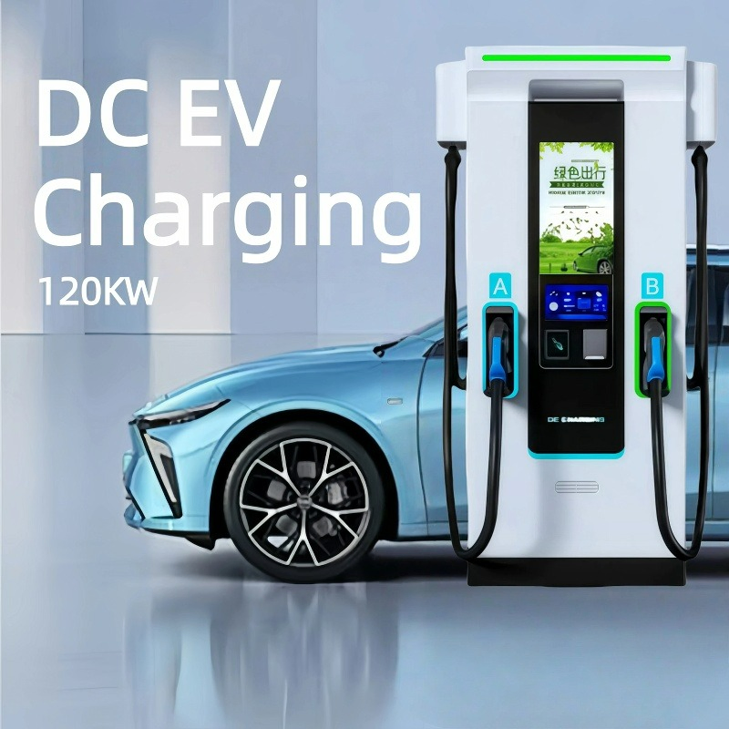 محطة شحن سريع للسيارات الكهربائية/الشاحنات/التاكسي/الحافلات من غوه نيو إنرجي 120kw شاحن تيار مستمر تشاديمو CCS