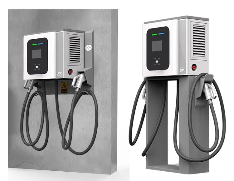 شاحن نقطة شحن الحافلة الكهربائية مع مقابس CCS وتشاديمو 40kw