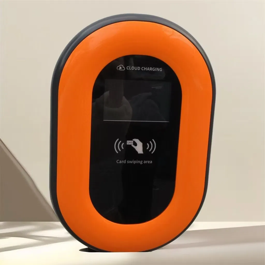 IP55 شاحن حائط كهربائي تجاري 7kw 22kw Type2 جي بي تي مع شاشة LED مقاوم للماء شاحن سيارة كهربائية لمحطة شحن السيارات الكهربائية للسوق الأوروبية والأمريكية والبريطانية