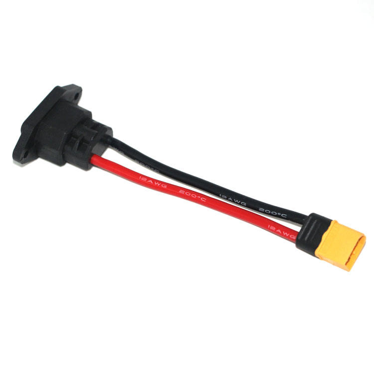 موصل سلك شحن بطارية السيارة ذكر أنثى Xt60 Xt60h Xt90 إلى 3pin مقبس الطاقة 10AWG كابل شحن دراجة كهربائية للطاقة الجديدة
