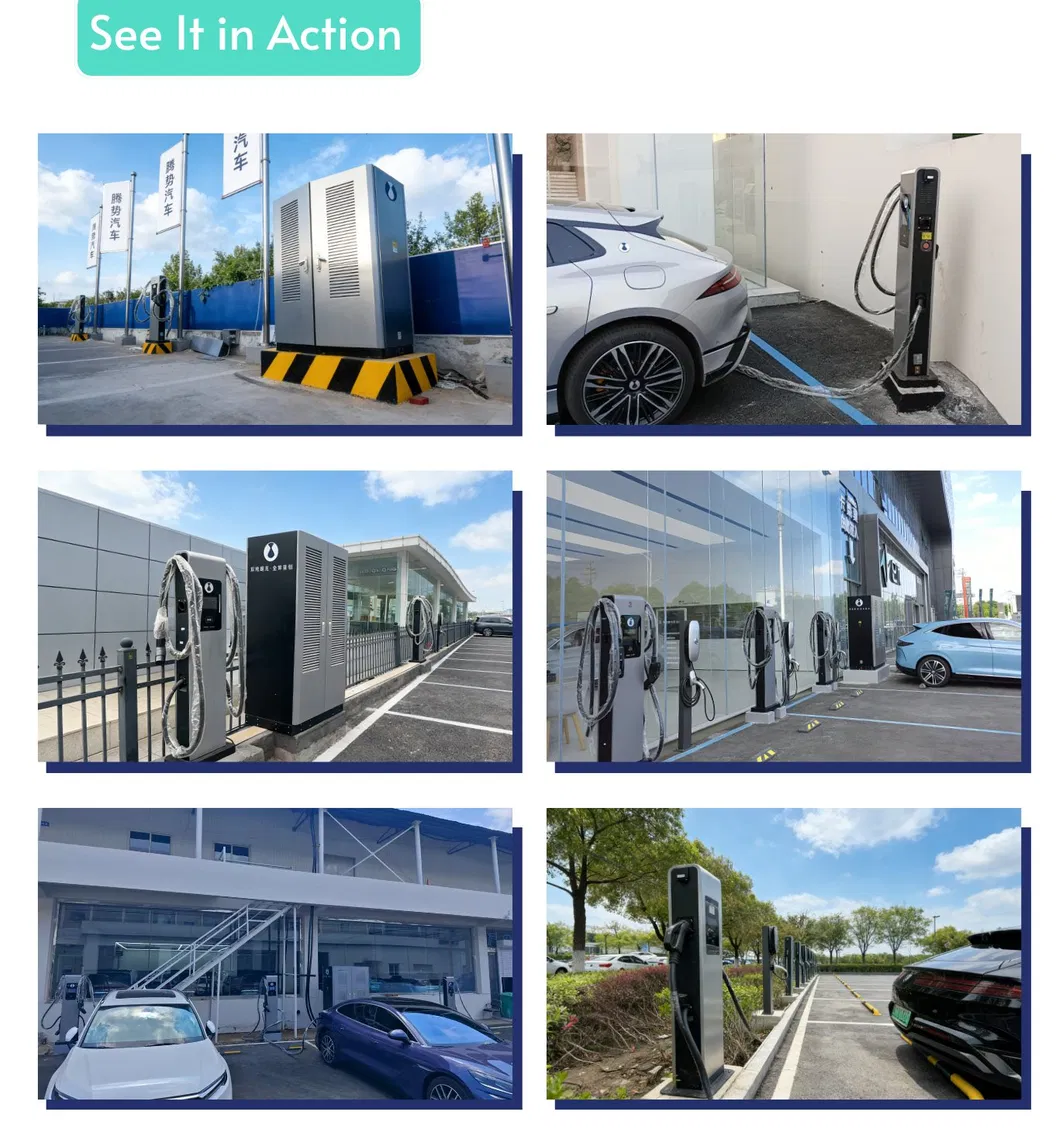 شاحن تيار مستمر من نوع تقسيم بقوة عالية 320kw 720kw 960kw ومصمم بشكل معياري للسيارات الكهربائية