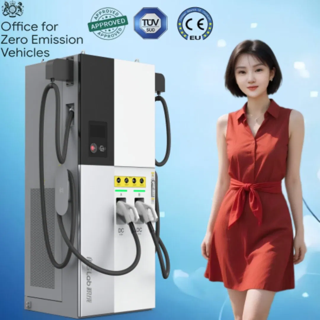 60kw 120kw 160kw 240kw 360kw CCS2 شاحن سريع للسيارات الكهربائية ببطارية جي بي تي مع Ocpp1.6j توف سي إي