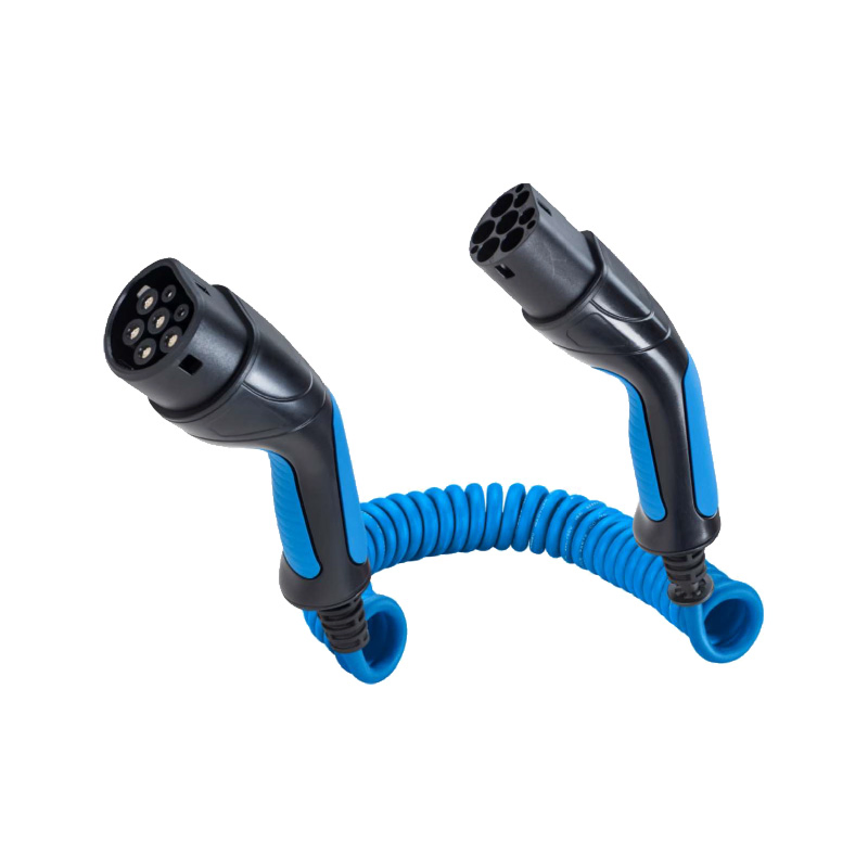 EU Standard Portable Electric Car EV Charger 3.7-22kw Adjustable Power 16A 32A Dual-Head Charging Gun New Condition AC 380V Charging Cable