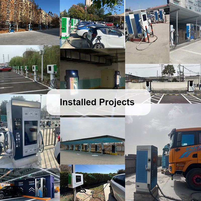ياولايتشونغ 40/60/120/180kw محطة شحن السيارات شاحن كهربائي سريع DC