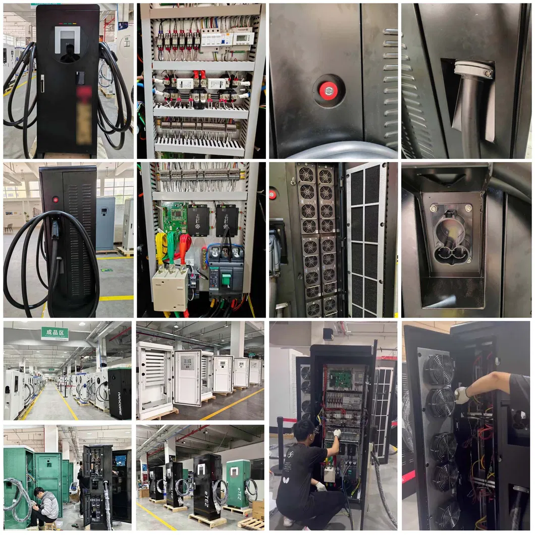 شاحن تجاري للسيارات الكهربائية مع نظام تحكم ذكي 80kw