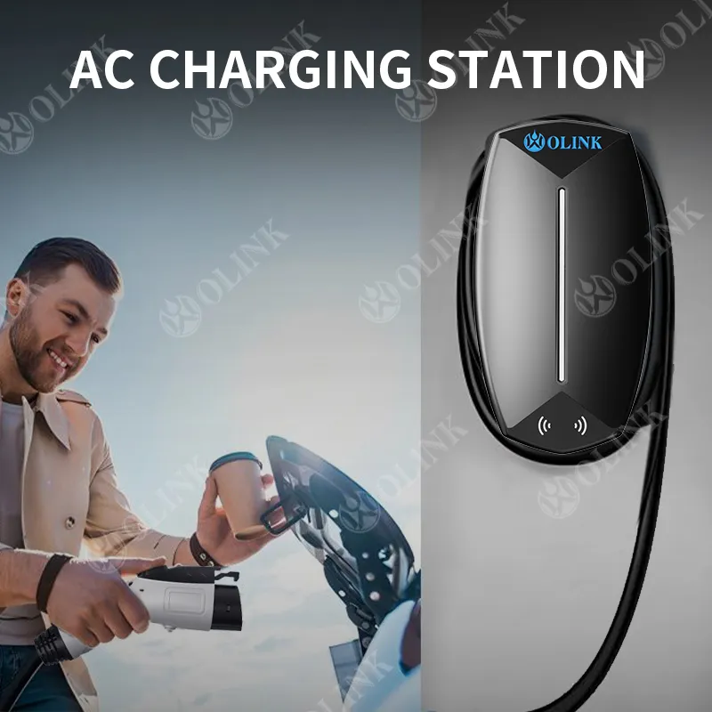 شاحن سيارة كهربائية مستوى 2 - 11kw/22kw معتمد من CE