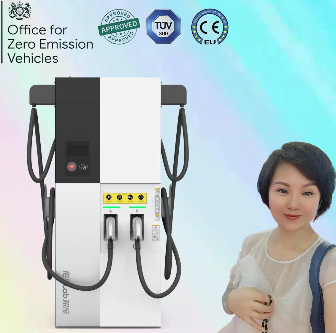 حل شحن سيارة كهربائية للاستخدام العام التجاري وفقًا لمعايير الاتحاد الأوروبي CCS2 موصل 60kw 120kw 160kw 240kw مع شهادة TUV و CE و Ocpp