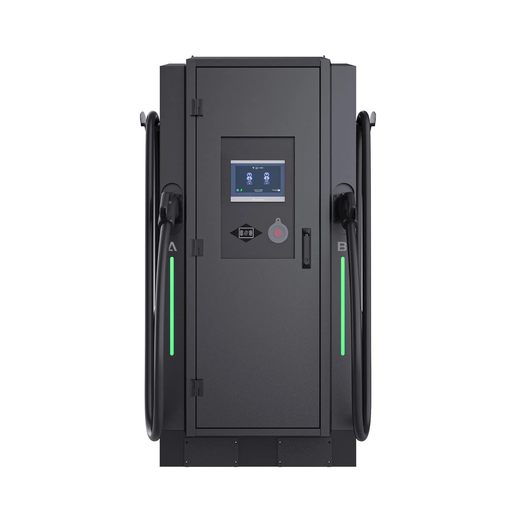 محطة شحن سريع عالية القدرة 160kw للسيارات الكهربائية بنظام التيار المستمر