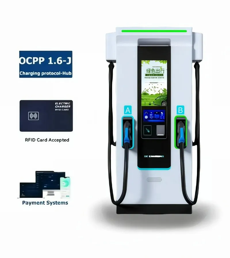 محطة شحن سيارات كهربائية شحن سريع DC بقدرة 60kw مستوى تجاري 3