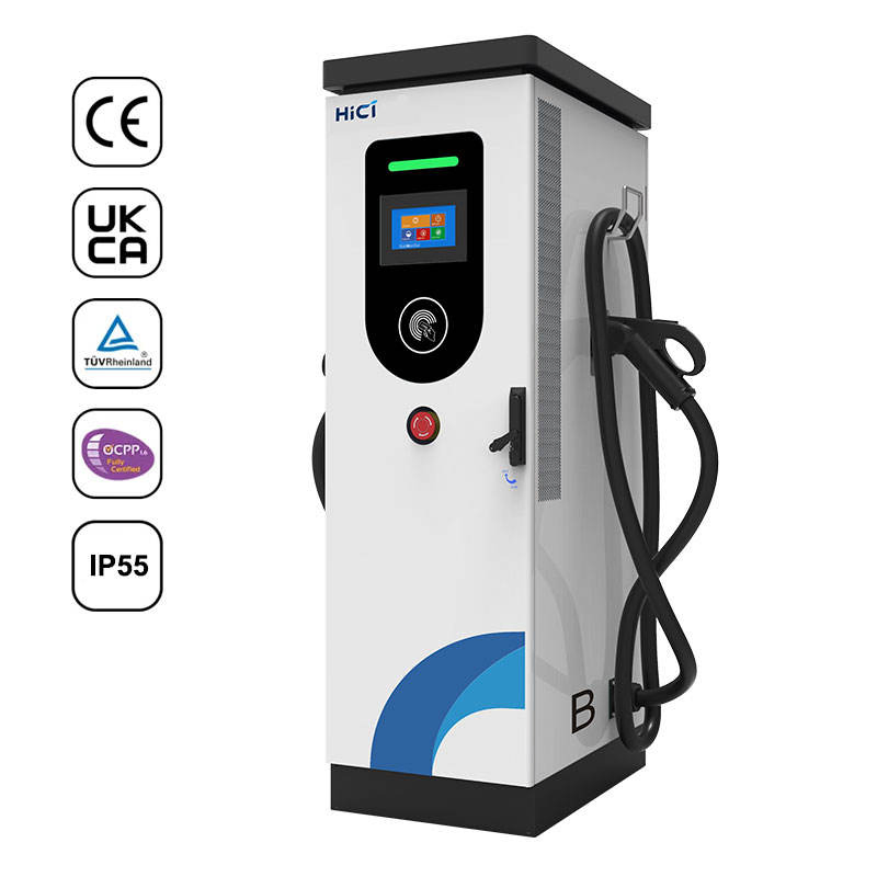 محطة شحن كهربائية للسيارات الكهربائية مثبتة على الحائط 60-160kw شاحن سريع مباشر