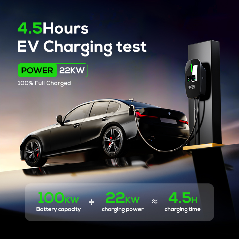 شاحن كهربائي عالي القدرة 22kw للسيارات الكهربائية للاستخدام المنزلي والتجاري
