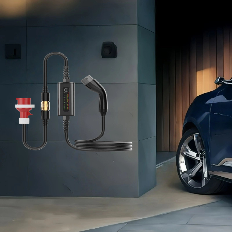شاحن كهربائي محمول للسيارات الكهربائية من غوه 22kw 32A سيارة كهربائية ذكية منزلية