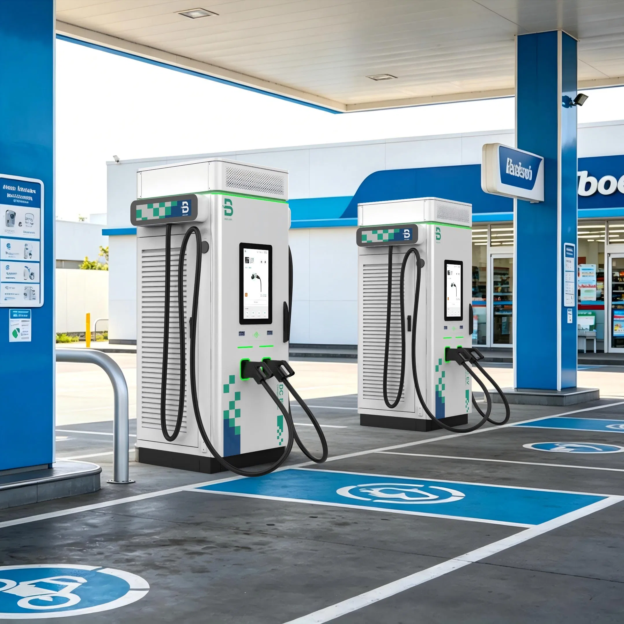 بيني 240kw 280kw 320kw 360kw شاحن سريع للسيارات الكهربائية بنظام تبريد سائل محطات شحن السيارات الكهربائية شاحن تيار مستمر للسيارات الكهربائية مع التحكم عبر التطبيق