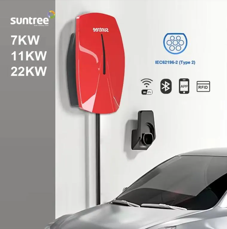 محطة شحن السيارات الكهربائية 11kw شاحن السيارات الكهربائية Type2/Gbt/Type1 مناسب لمنزل بيد الإلكتروني الذكي 3 شمسي
