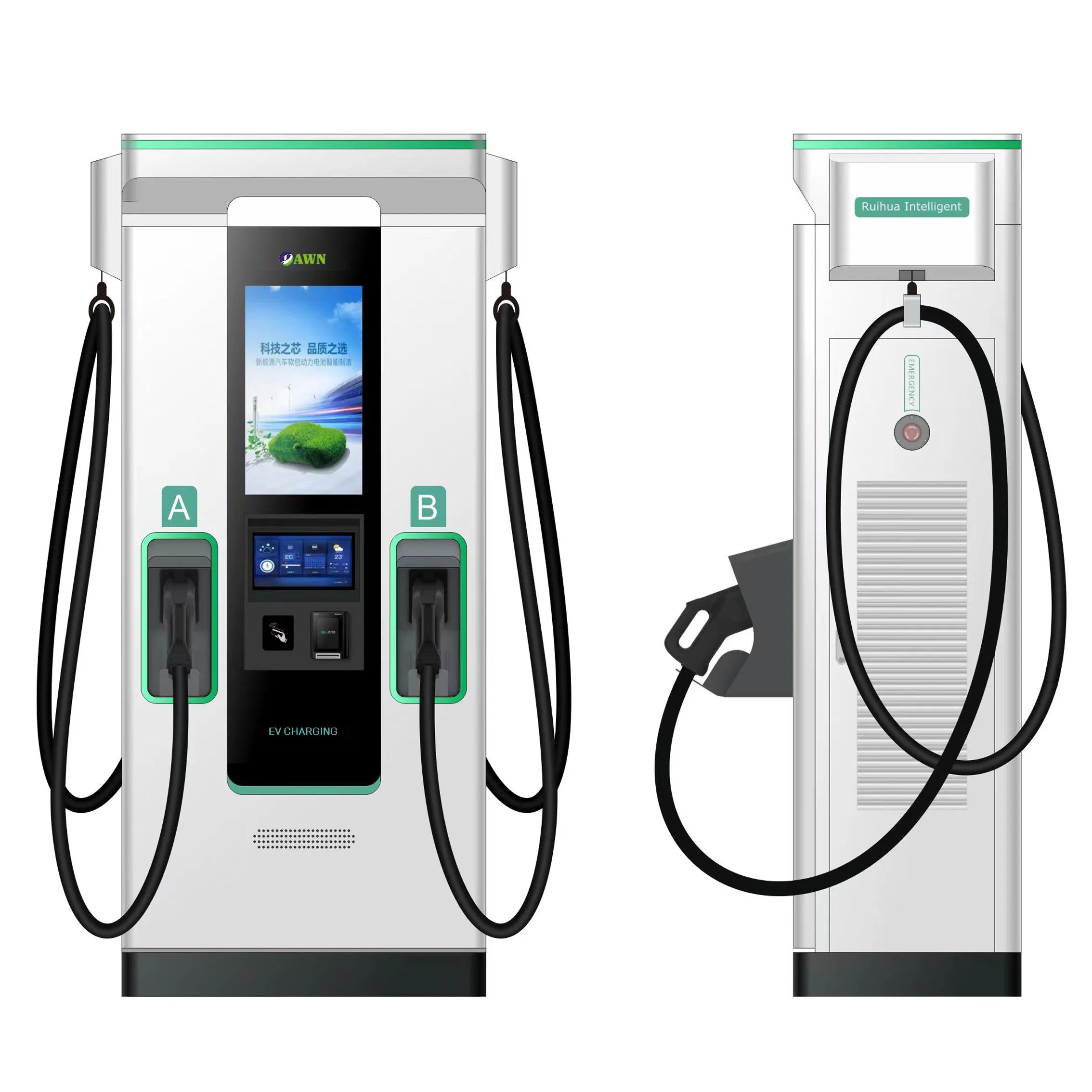 شركة CCS2 Ocpp1.6 2.0 60kw/120kw/160kw/180kw/240kw/360kw/400kw محطة شحن سريع للسيارات الكهربائية الحافلات الشاحنات التاكسي شاحن السيارات الكهربائية