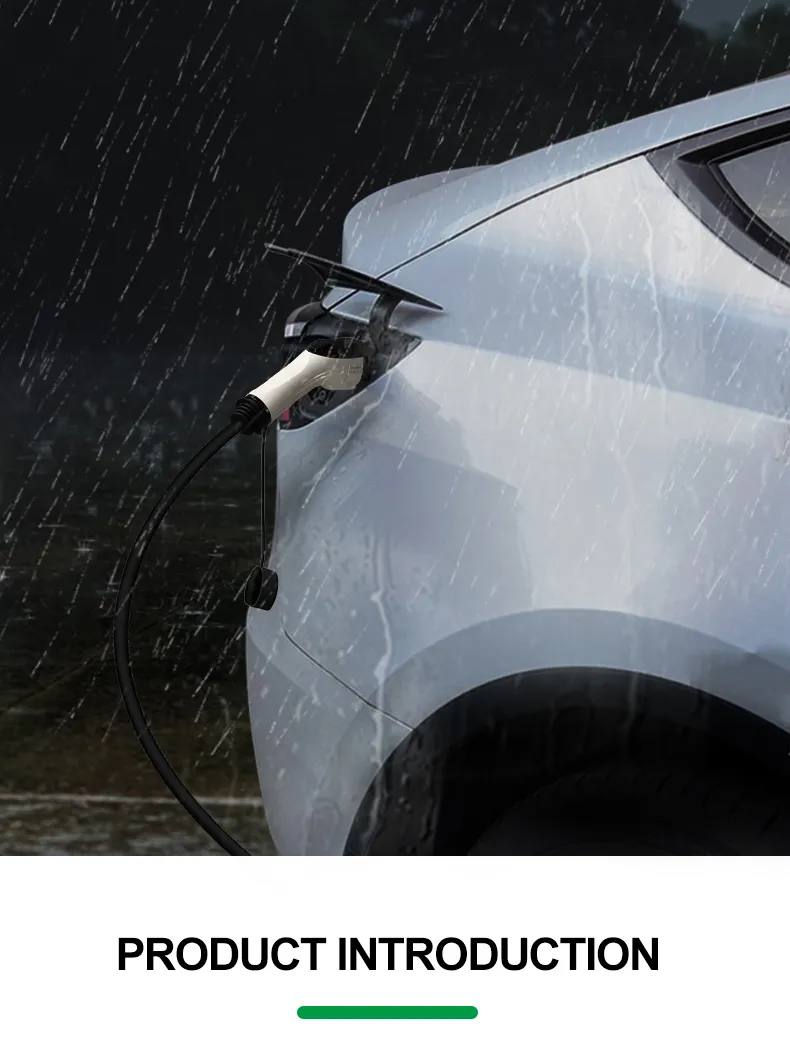 سنتري Type1 إلى Type2 IP54 220V 7kw 32A كابل شحن كهربائي للسيارات الكهربائية بمرحلة واحدة