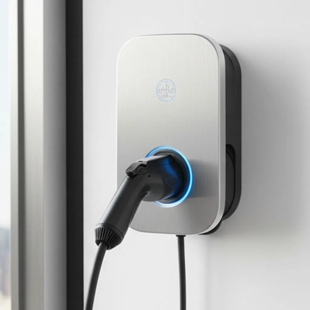 110V/220V محطة شحن كهربائية معتمدة من TUV Hpconnect/OEM 16A/32A/40A موصل EV