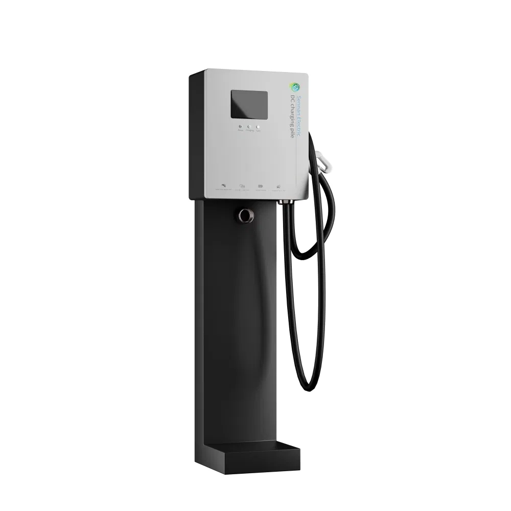 منزل تجاري IP55 سي إي بيد وول باكس 20kw 30kw 40kw Nacs/CCS2/Gbt محطة شحن سريعة للسيارات الكهربائية بمدفع واحد تيار مستمر مع 10inches شاشة