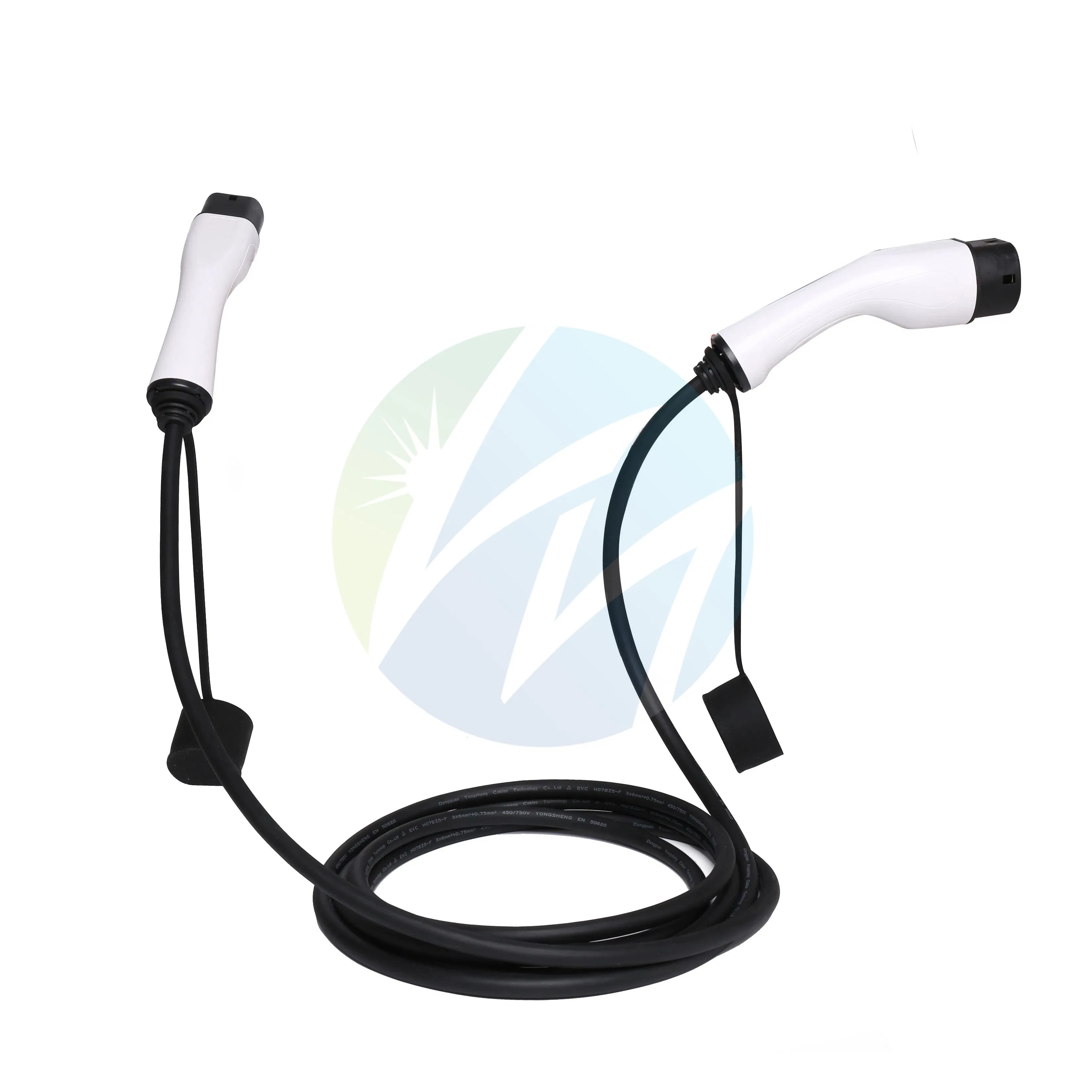 نوع OEM ODM من نوع 2 إلى نوع 2 كابل شحن EV AC 1-Phase 3.5kw 7kw 3 مرحلة 11kw 22kw كابل شحن كهربائي محمول للسيارات