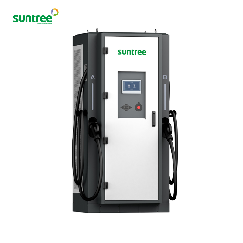 شركة Ocpp1.6 محطة شحن كهربائية مزدوجة المنافذ 180kw شاحن سريع تيار مباشر