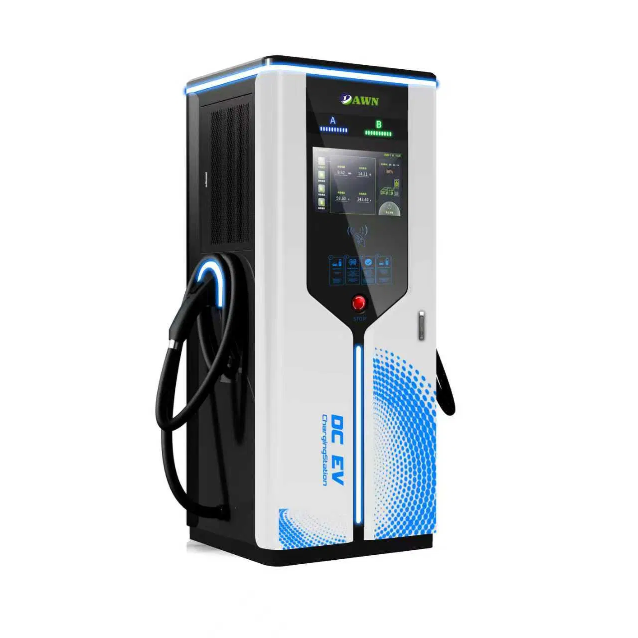 بنية تحتية لشحن السيارات الكهربائية CCS2 جبت 120kw 180kw 240kw 360kw 400kw 3 مرحلة محطة شحن السيارات الكهربائية مع شهادة Ocpp CE