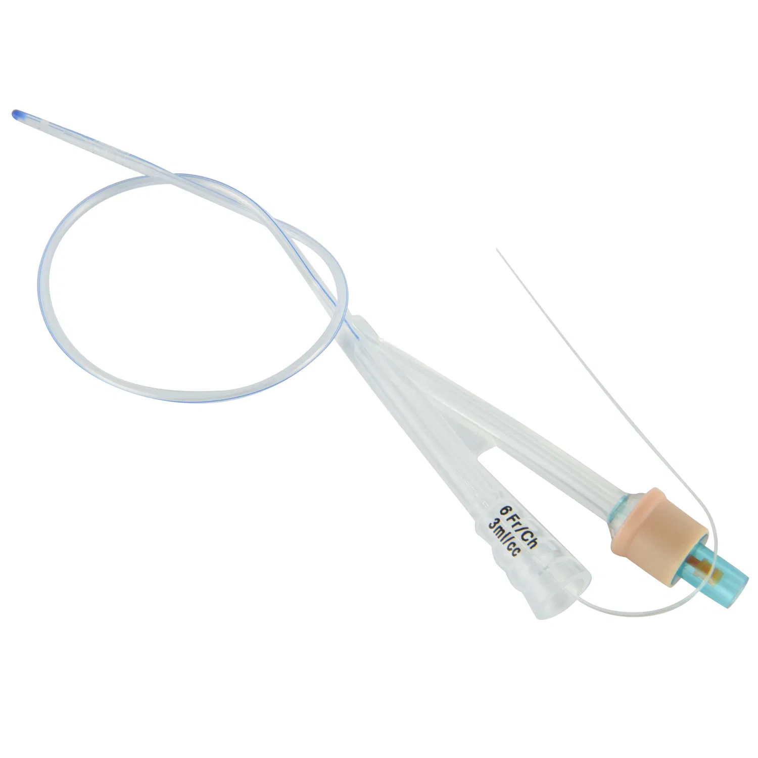 مصنع تصنيع معتمد من CE ISO FDA 1 طريقة 2 طرق 3 طرق قسطرة طبية أنبوب طبي لاتكس قسطرة فولي 100% قسطرة فولي مصنوعة بالكامل من السيليكون