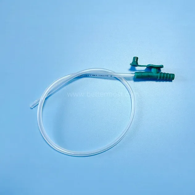 قسطرة الشفط من مادة PVC الطبية المعقمة ذات الجودة العالية القابلة للاستخدام مرة أخرى ISO CE FDA