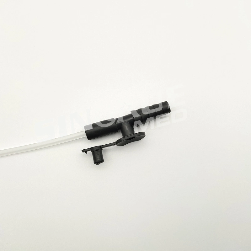 قسطرة شفط طبية disposable من PVC معتمدة من CE وISO من المصنع