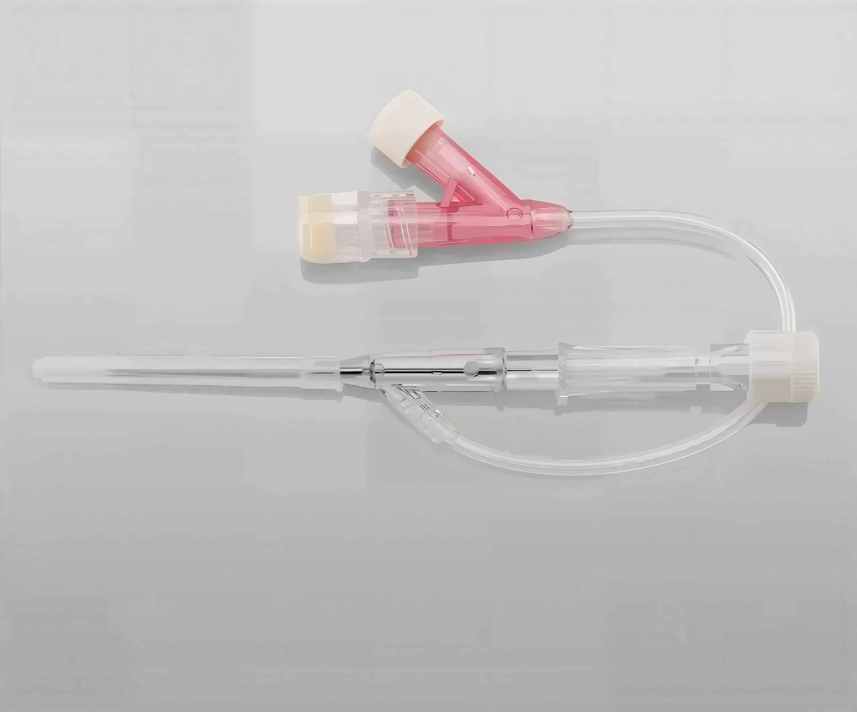 قنية IV آمنة disposable/قسطرة IV مع منفذ حقن