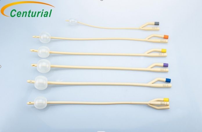 6fr/8fr/10fr/12fr/16fr-30fr قسطرة فولي لاتكس مع شهادة CE وISO
