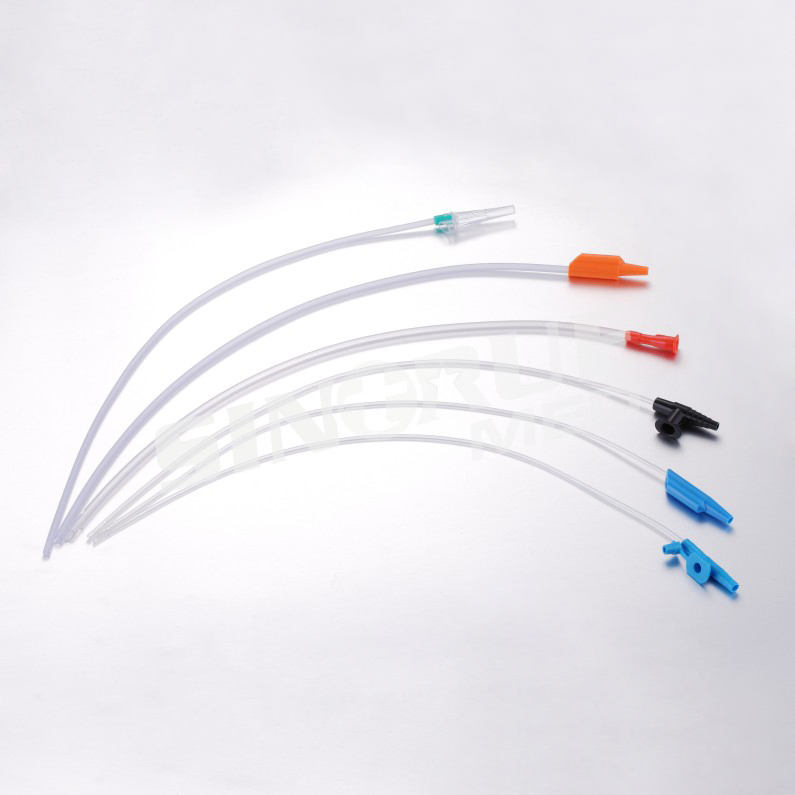 قسطرة شفط طبية disposable من PVC معتمدة من CE وISO من المصنع