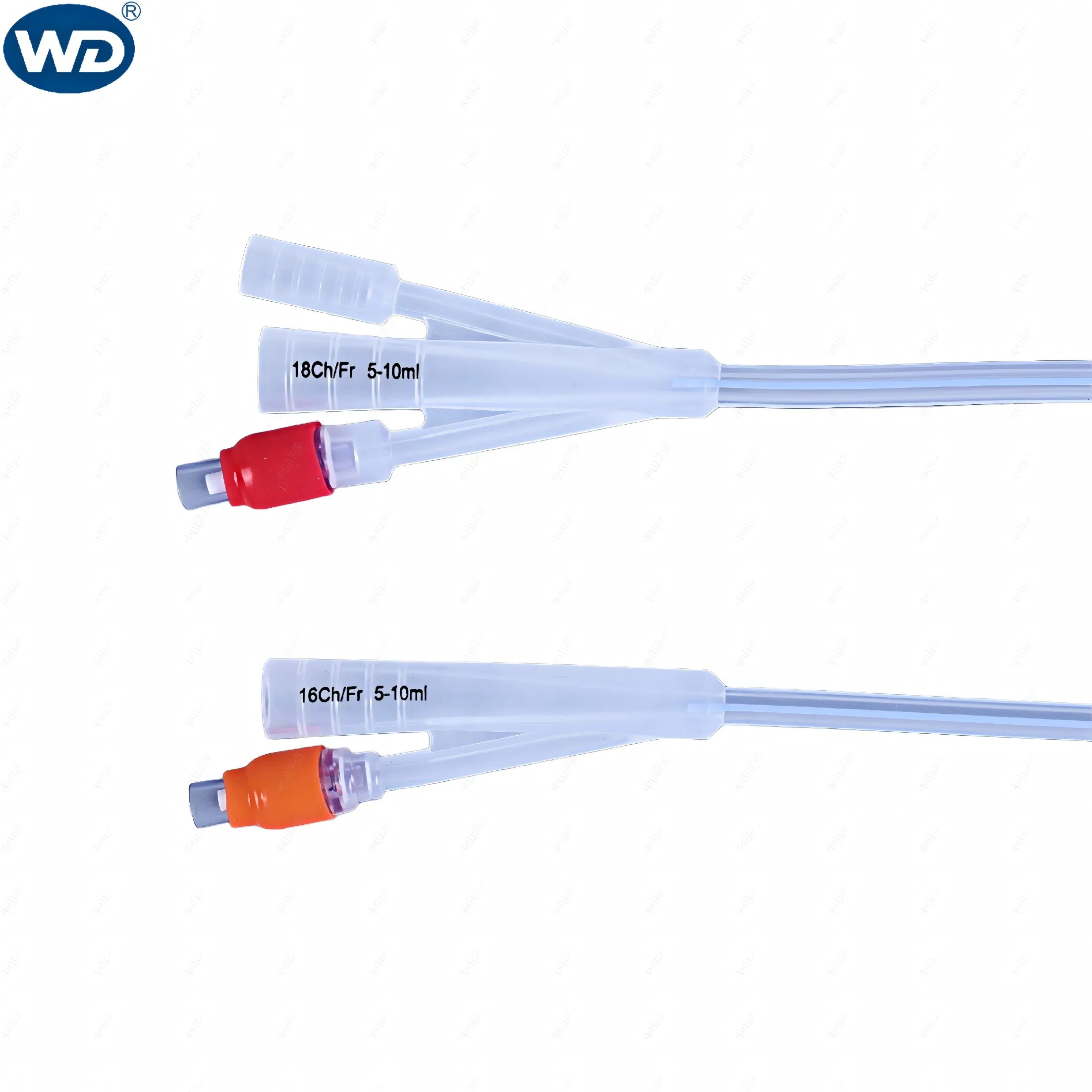 قسطرة فولي سيليكونية طبية disposable 2-Way لتصريف البول