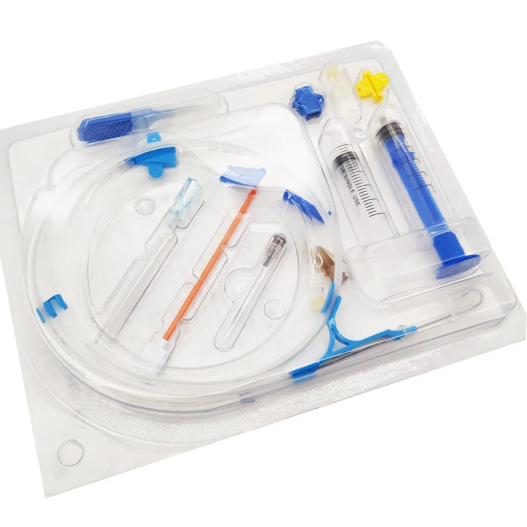 مجموعة قسطرة وريدية مركزية ذات تجويف واحد مزدوج ثلاثي رباعي disposable