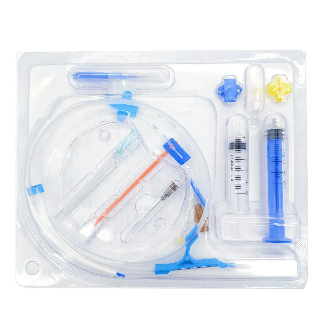 مجموعة قسطرة وريدية مركزية ذات تجويف واحد مزدوج ثلاثي رباعي disposable
