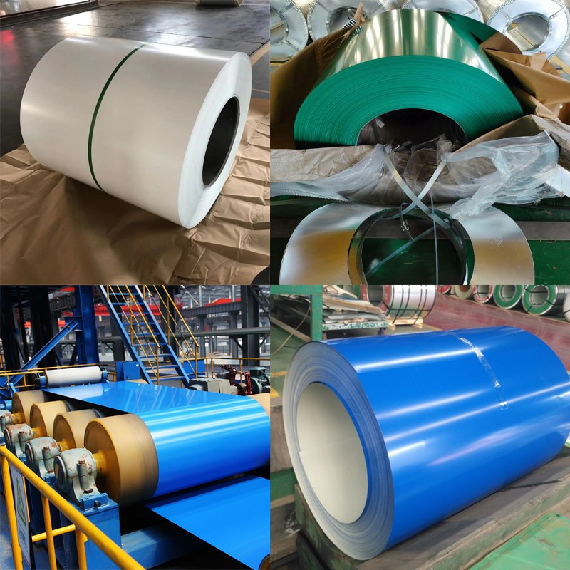 0.35 0.45mm Ral9016 White PPGI PPGL Factory Prepainted Galvanized Steel Coil