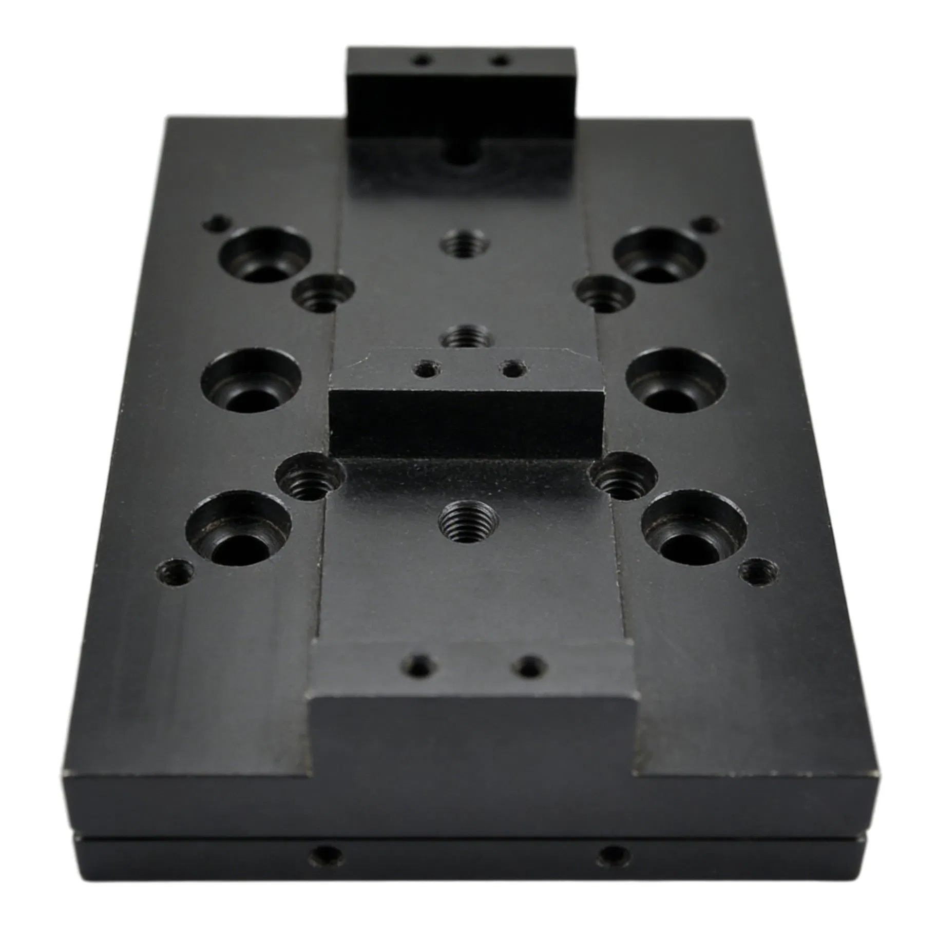 Aluminum Alloy Machining Products Black Anodized with Drilled Holes