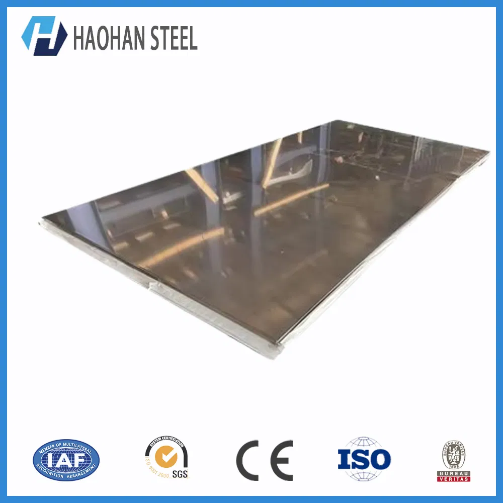 Stainless Steel Plate 4X8 201 304 316L 430 904L 2205 Cold Rolled 2b Ba No. 4 8K Hot Rolled No. 1 Factory Custom Sizes