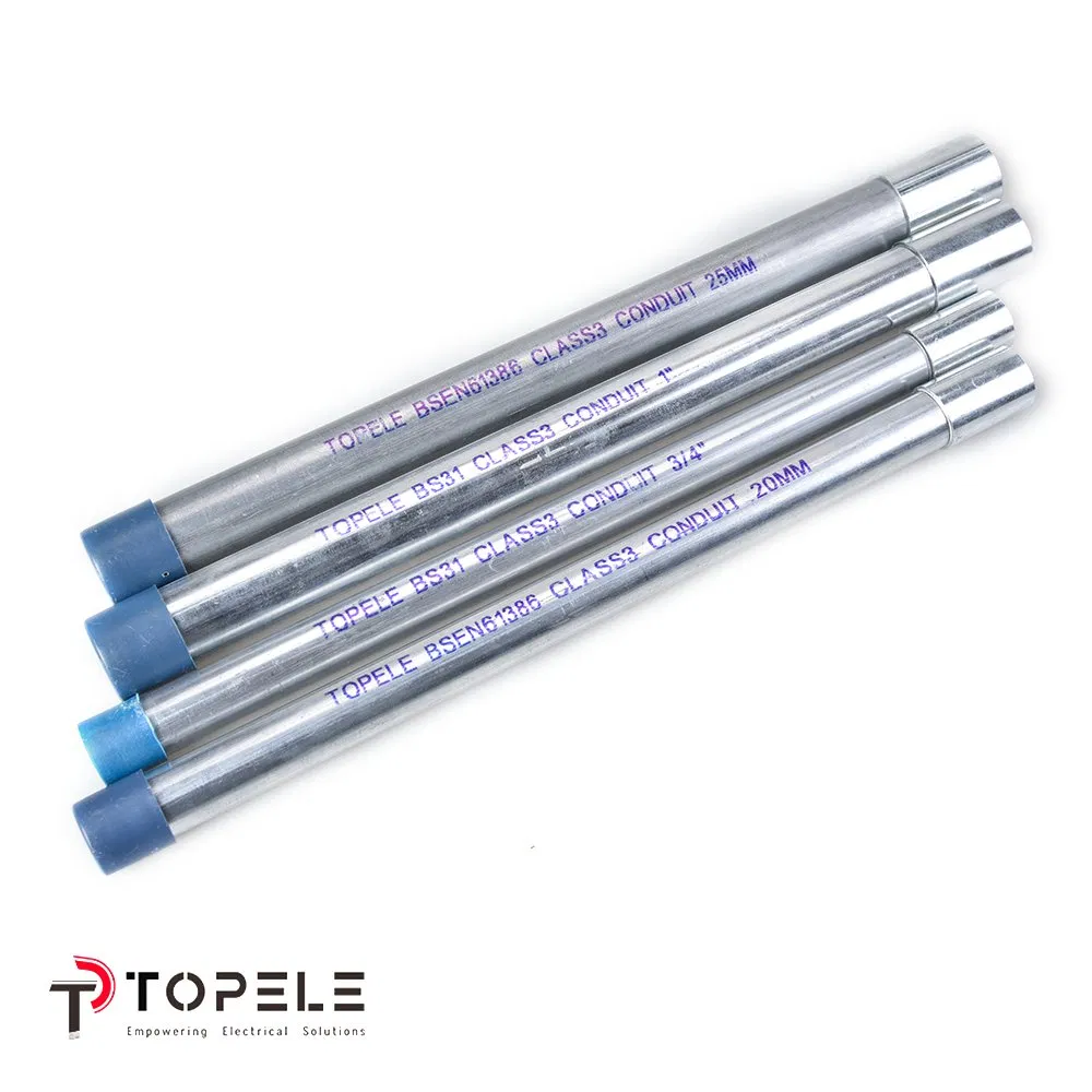 High-Precision BS4568 Standard Electric Hot DIP Galvanized Steel Class 4 Conduit/Tube/Pipe