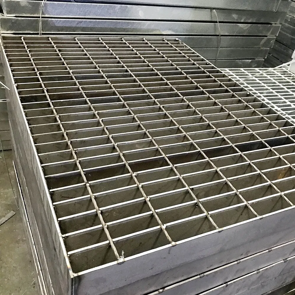 Q235/Q345 Material Square Design Galvanized Steel Drain Grating for Lot Trench